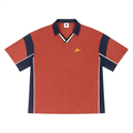 Unisex Boxy Color Block Polo Shirt
