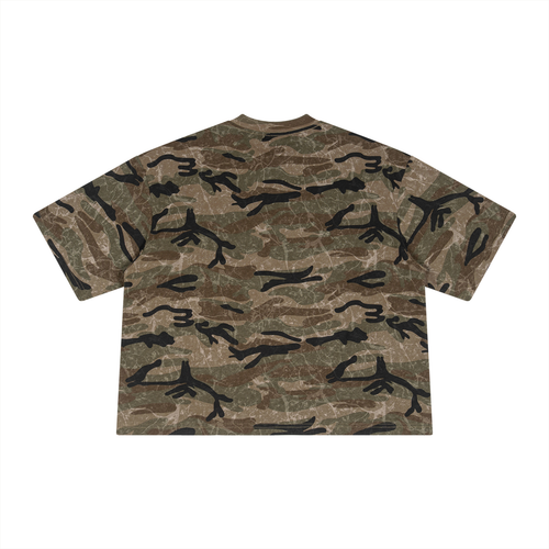 Training Dept. | Unisex Boxy Camo T-Shirt