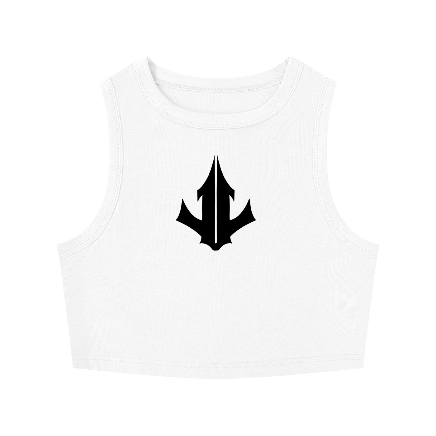 Women's Tight Crewneck Crop Tank Top