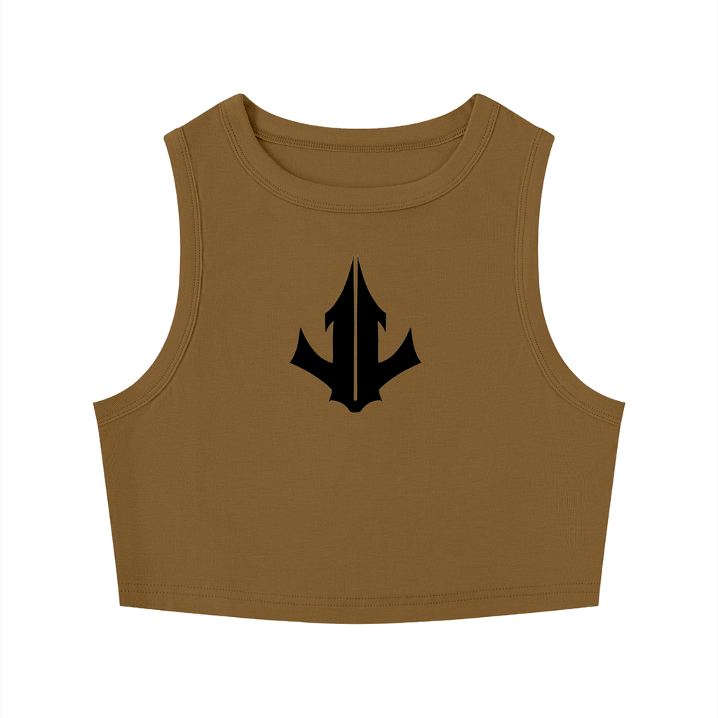 Women's Tight Crewneck Crop Tank Top
