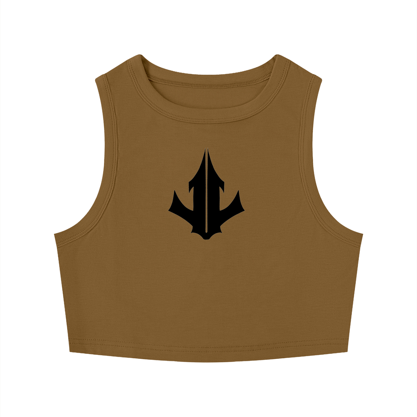 Women's Tight Crewneck Crop Tank Top