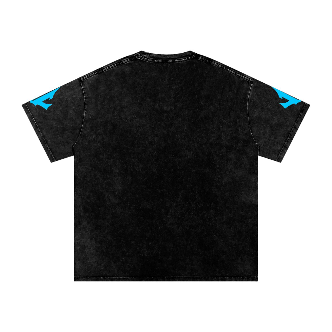 Rocket in the Sky | Snow Washed Oversized Cotton T-Shirt